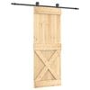 vidaXL &Sigma;&upsilon;&rho;ό&mu;&epsilon;&nu;&eta; &Pi;ό&rho;&tau;&alpha; 80 x 210 cm &Sigma;&upsilon;&mu;&pi;&alpha;&gamma;έ&sigmaf; &Xi;ύ&lambda;&omicron; &Pi;&epsilon;ύ&kappa;&omicron;&upsilon; (&Alpha;&kappa;&alpha;&tau;έ&rho;&gamma;&alpha;&sigma;&tau;&omicron;)