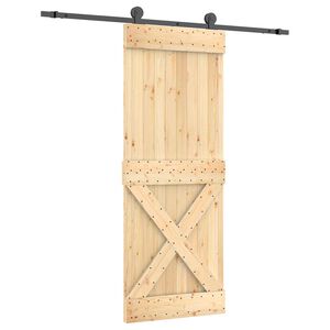 vidaXL &Sigma;&upsilon;&rho;ό&mu;&epsilon;&nu;&eta; &Pi;ό&rho;&tau;&alpha; 80 x 210 cm &Sigma;&upsilon;&mu;&pi;&alpha;&gamma;έ&sigmaf; &Xi;ύ&lambda;&omicron; &Pi;&epsilon;ύ&kappa;&omicron;&upsilon; (&Alpha;&kappa;&alpha;&tau;έ&rho;&gamma;&alpha;&sigma;&tau;&omicron;)