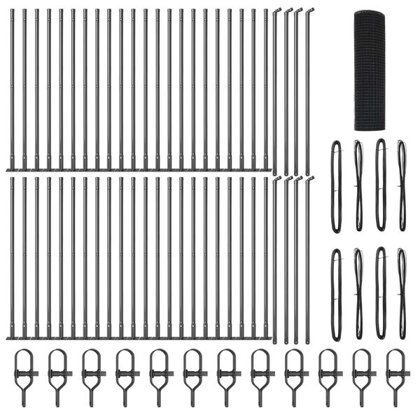 vidaXL &Sigma;&tau;ύ&lambda;&omicron;&sigmaf; &Pi;&epsilon;&rho;&iota;&phi;&rho;ά&xi;&epsilon;&omega;&nu; &Gamma;&kappa;&rho;&iota; 100 x 0,5 &mu; (25 x 25 mm &delta;&iota;&chi;&tau;&upsilon;&omicron;ύ)