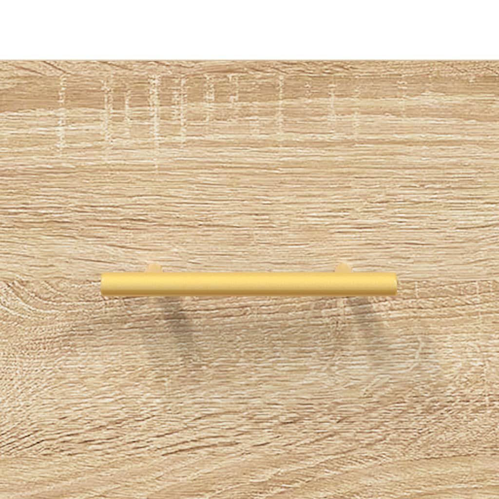 vidaXL Ντουλάπι Sonoma δρυς 69,5 x 34 x 180 εκ. από Επεξεργασμένο Ξύλο