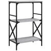 vidaXL &Beta;&iota;&beta;&lambda;&iota;&omicron;&theta;ή&kappa;&eta; 3 &Epsilon;&pi;&iota;&pi;έ&delta;&omega;&nu; &Gamma;&kappa;&rho;&iota; Sonoma 59x35x90,5 &epsilon;&kappa;. &Epsilon;&pi;&epsilon;&xi;&epsilon;&rho;&gamma;. &Xi;ύ&lambda;&omicron;