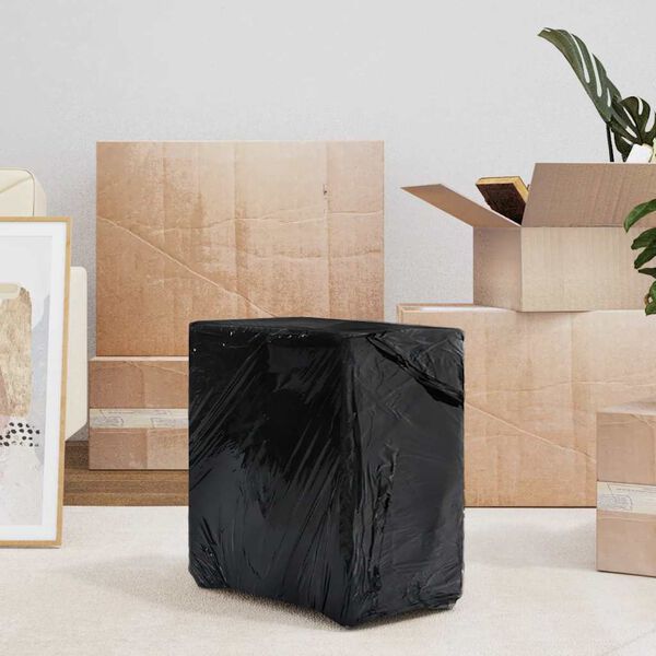 vidaXL Stretch Film 2 τεμάχια Μαύρο 20 μm 50 cm x 300 m