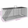 vidaXL Παγίδα Ζώων 64,5x25x26,5 εκ. από Γαλβανισμένο Σίδηρο