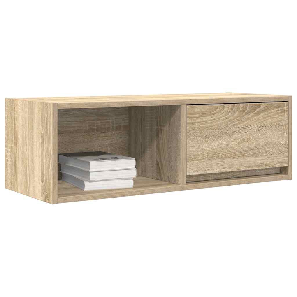 vidaXL Έπιπλο Τηλεόρασης Sonoma Δρυς 80x31x25,5 εκ. Επεξ. Ξύλο