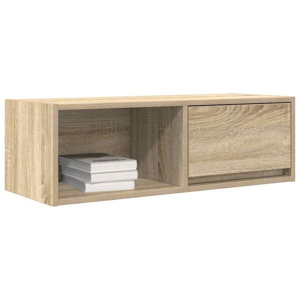 vidaXL Έπιπλο Τηλεόρασης Sonoma Δρυς 80x31x25,5 εκ. Επεξ. Ξύλο
