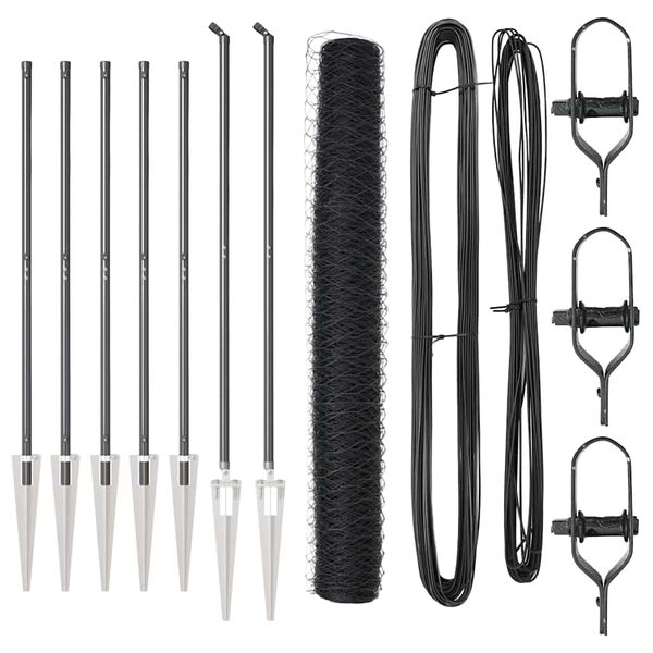 vidaXL &Sigma;&tau;ύ&lambda;&omicron;&sigmaf; &Pi;&epsilon;&rho;&iota;&phi;&rho;ά&xi;&epsilon;&omega;&nu; &Gamma;&kappa;&rho;&iota; 10 x 1,4 &mu; (&pi;ά&chi;&omicron;&sigmaf; &pi;&lambda;έ&gamma;&mu;&alpha;&tau;&omicron;&sigmaf; 36 &chi;&iota;&lambda;.)