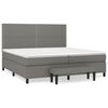 vidaXL &Kappa;&rho;&epsilon;&beta;ά&tau;&iota; Boxspring &mu;&epsilon; &Sigma;&tau;&rho;ώ&mu;&alpha; &Sigma;&kappa;&omicron;ύ&rho;&omicron; &Gamma;&kappa;&rho;&iota; 200x200 &epsilon;&kappa;. &Upsilon;&phi;&alpha;&sigma;&mu;ά&tau;&iota;&nu;&omicron;