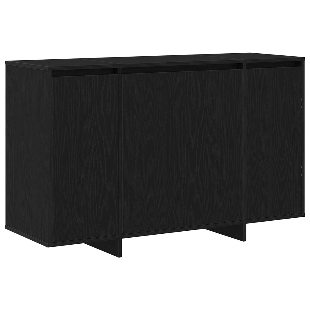 vidaXL Μαύρος Δρυς Μπουφέ Μαύρος δρυς Ξύλο 120 x 41 x 75 εκ. Μοντέρνος