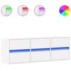 vidaXL Έ&pi;&iota;&pi;&lambda;&omicron; &Tau;&omicron;ί&chi;&omicron;&upsilon; &Tau;&eta;&lambda;&epsilon;ό&rho;&alpha;&sigma;&eta;&sigmaf; &mu;&epsilon; LED &Lambda;&epsilon;&upsilon;&kappa;ό 130x31x45 &epsilon;&kappa;.