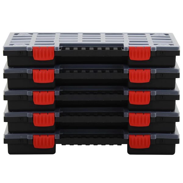vidaXL Κουτιά Ταξινόμησης 5 τεμ. 40 x 30 x 5 εκ. από Πολυπροπυλένιο