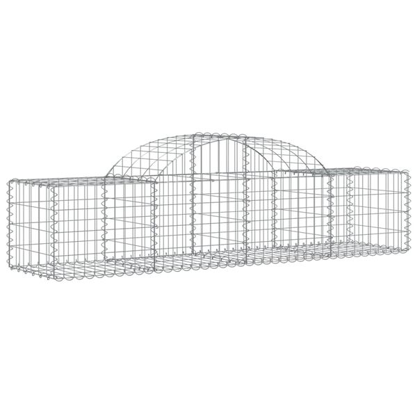 vidaXL Συρματοκιβώτια Τοξωτά 13 τεμ. 200x50x40/60 εκ. Γαλβαν. Ατσάλι