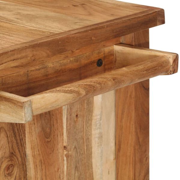 vidaXL Τρόλεϊ Κουζίνας 80 x 45 x 91 εκ. από Μασίφ Ξύλο Ακακίας