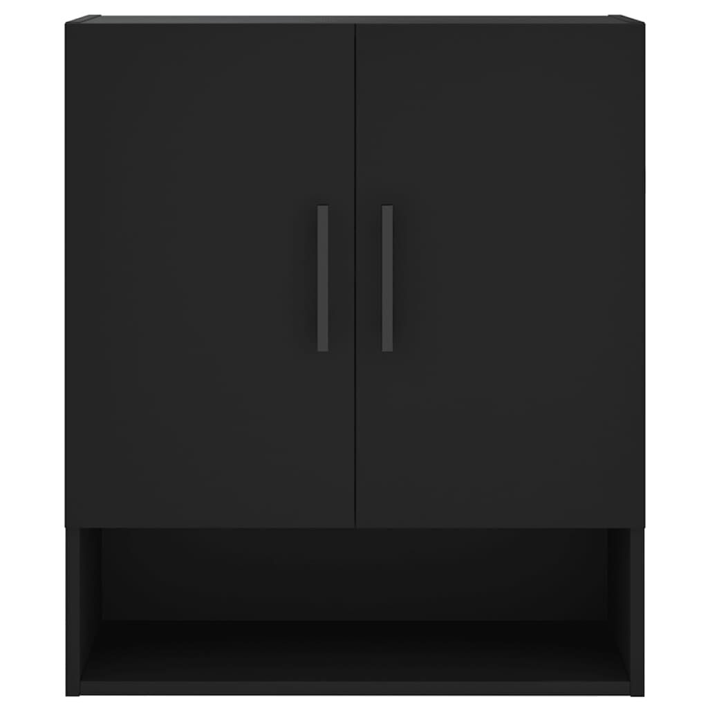 vidaXL Ντουλάπι Τοίχου Μαύρο 60 x 31 x 70 εκ. από Επεξεργασμένο Ξύλο