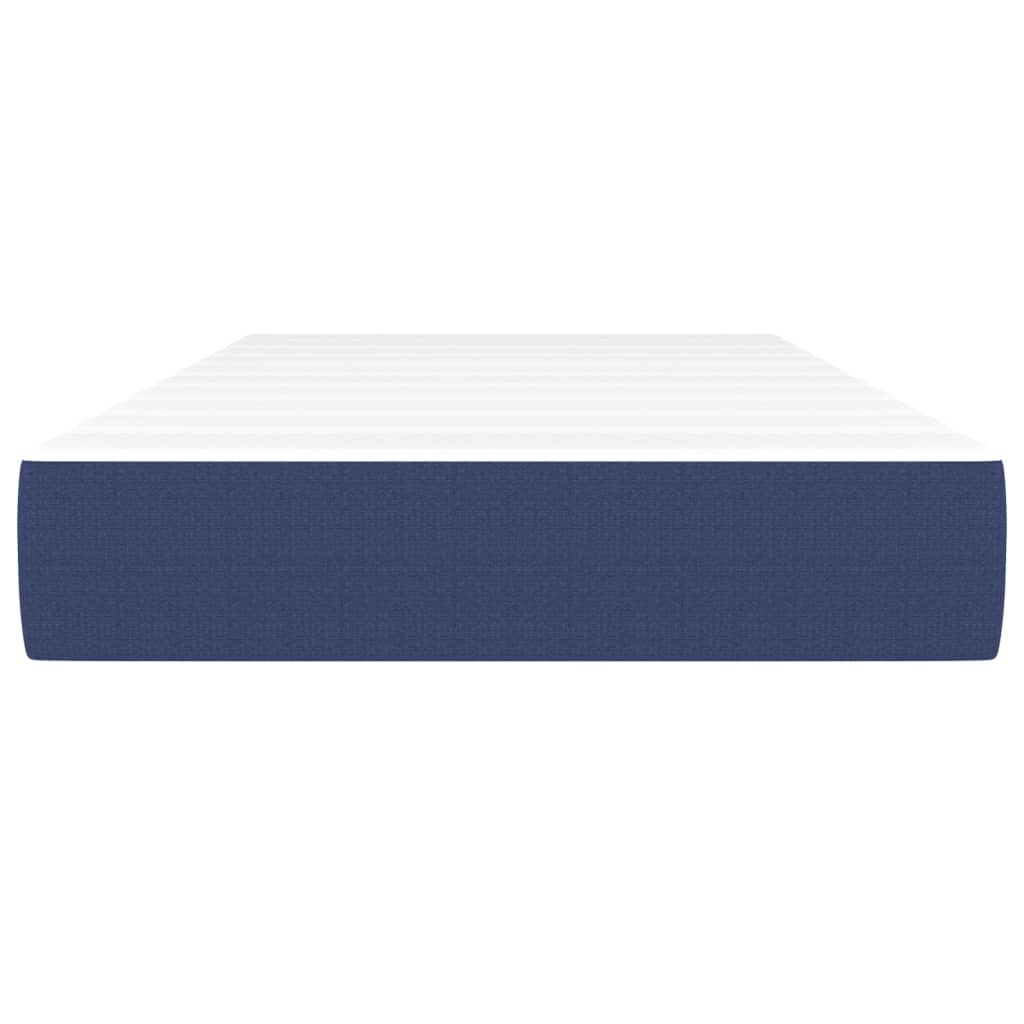 vidaXL Στρώμα με Pocket Springs Μπλε 80 x 200 x 20 εκ. Υφασμάτινο