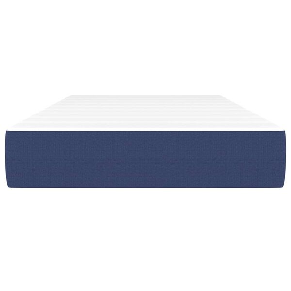 vidaXL Στρώμα με Pocket Springs Μπλε 80 x 200 x 20 εκ. Υφασμάτινο