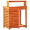 vidaXL Τραπέζι Κηπουρικής με Ράφια Καφέ 82,5x50x109,5 εκ. Μασίφ Πεύκο