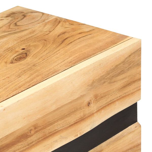 vidaXL Ντουλάπι 120 x 30 x 75 εκ. από Μασίφ Ξύλο Ακακίας
