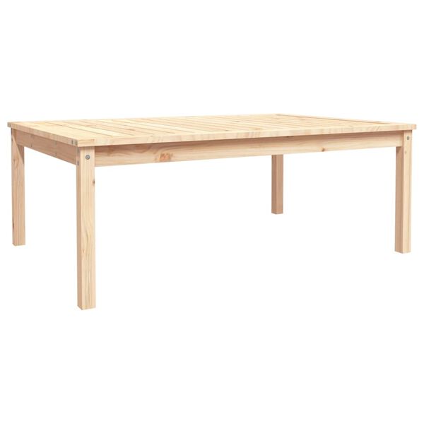 vidaXL Τραπέζι Κήπου 121 x 82,5 x 45 εκ. από Μασίφ Ξύλο Πεύκου