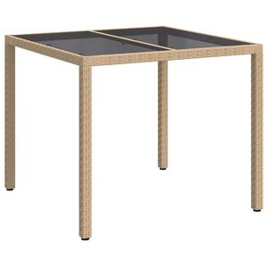 vidaXL &Tau;&rho;&alpha;&pi;έ&zeta;&iota; &Kappa;ή&pi;&omicron;&upsilon; &Mu;&pi;&epsilon;&zeta; 90 x 90 x 75 cm &sigma;&upsilon;&nu;&theta;&epsilon;&tau;&iota;&kappa;ό &rho;&alpha;&tau;ά&nu;