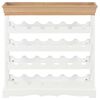 vidaXL Κάβα Κρασιών Λευκή 70 x 22,5 x 70,5 εκ. από MDF