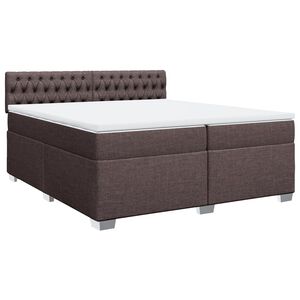 vidaXL &Kappa;&rho;&epsilon;&beta;ά&tau;&iota; Boxspring &mu;&epsilon; &Sigma;&tau;&rho;ώ&mu;&alpha; &Sigma;&kappa;&omicron;ύ&rho;&omicron; &Kappa;&alpha;&phi;έ 200x200 &epsilon;&kappa;. &Upsilon;&phi;&alpha;&sigma;&mu;ά&tau;&iota;&nu;&omicron;