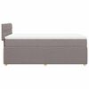 vidaXL &Kappa;&rho;&epsilon;&beta;ά&tau;&iota; Boxspring &mu;&epsilon; &Sigma;&tau;&rho;ώ&mu;&alpha; Taupe 90x190 &epsilon;&kappa;.&Upsilon;&phi;&alpha;&sigma;&mu;ά&tau;&iota;&nu;&omicron;