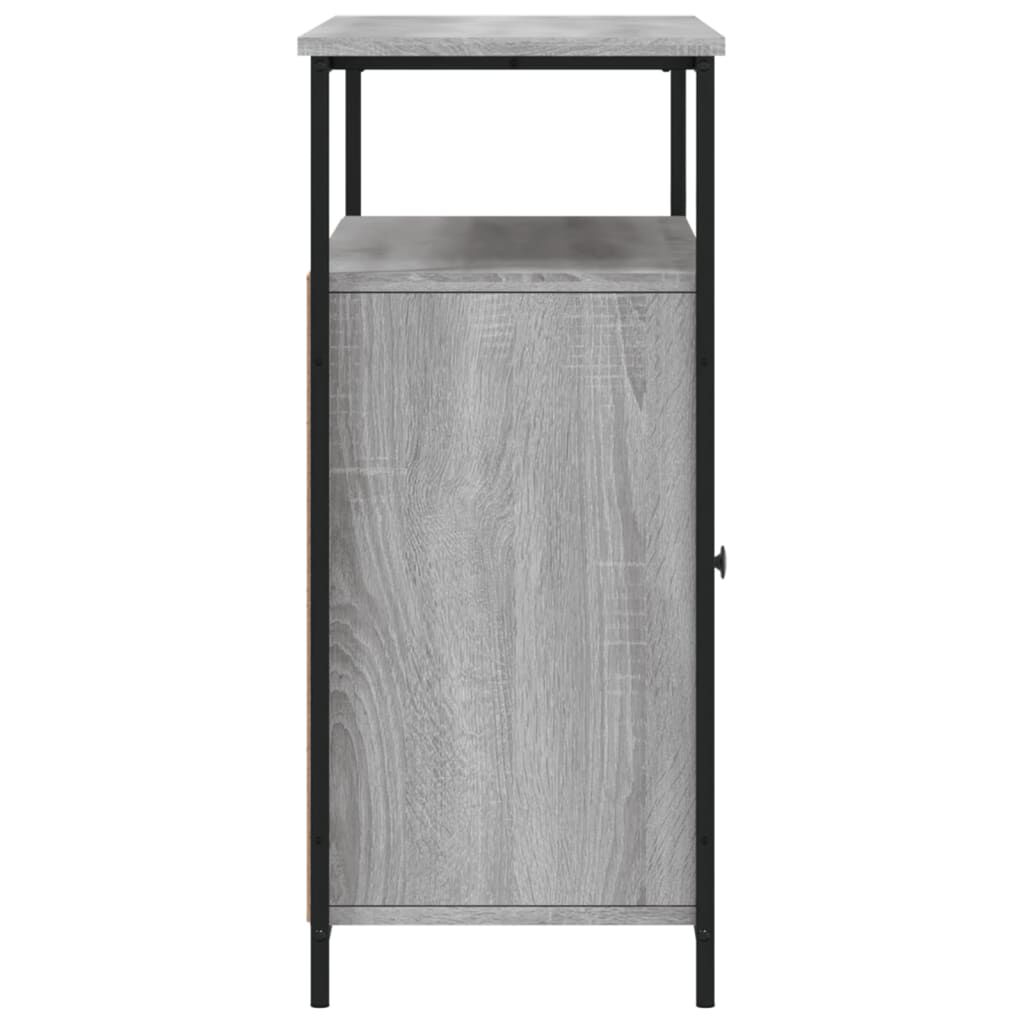 vidaXL Μπουφές Γκρι Sonoma 100x35x80 εκ. από Επεξεργασμένο Ξύλο
