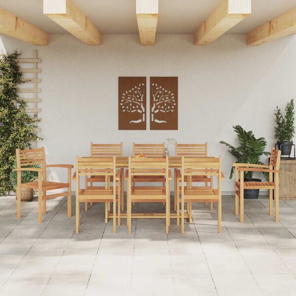 vidaXL &Sigma;έ&tau; &phi;&alpha;&gamma;&eta;&tau;&omicron;ύ &gamma;&iota;&alpha; &kappa;ή&pi;&omicron; 9 pcs &Kappa;&alpha;&phi;έ &Sigma;&tau;&epsilon;&rho;&epsilon;ό &Xi;ύ&lambda;&omicron; &Tau;ί&kappa;