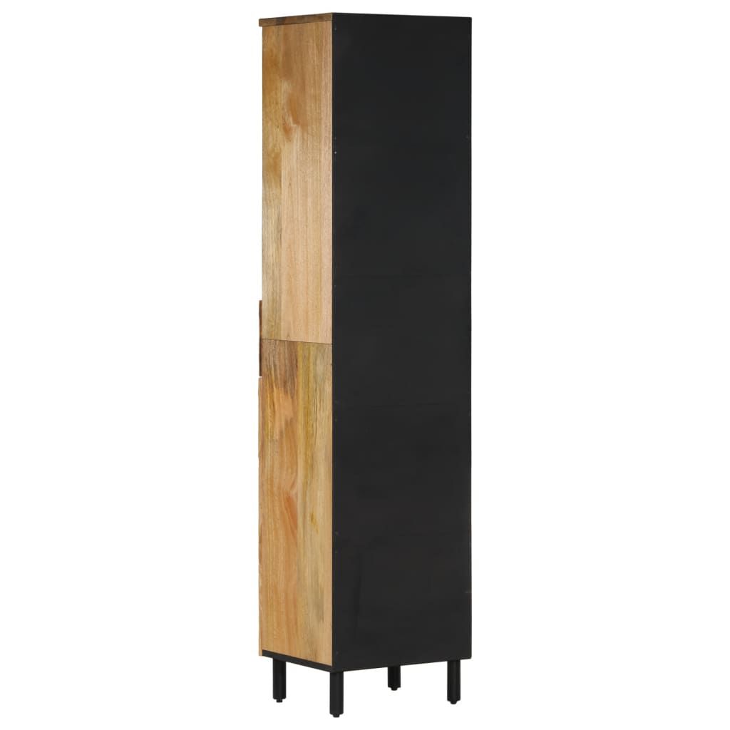 vidaXL Ντουλάπι Μπάνιου 38 x 33 x 160 εκ. από Μασίφ Ξύλο Μάνγκο