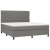 vidaXL &Kappa;&rho;&epsilon;&beta;ά&tau;&iota; Boxspring &mu;&epsilon; &Sigma;&tau;&rho;ώ&mu;&alpha; & LED &Sigma;&kappa;.&Gamma;&kappa;&rho;&iota; 180x200 &epsilon;&kappa; &Upsilon;&phi;&alpha;&sigma;&mu;ά&tau;&iota;&nu;&omicron;