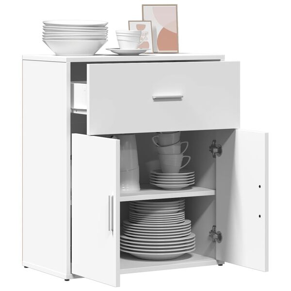 vidaXL Βοηθητικό Ντουλάπι Λευκό 60x31x70 εκ. από Επεξεργασμένο Ξύλο