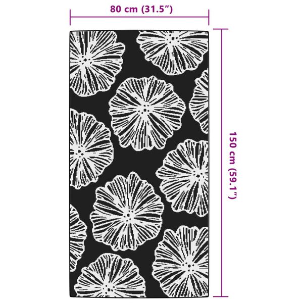 vidaXL Χαλί εξωτερικού χώρου ARAKIL Πράσινο 80x150 cm PP