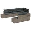 vidaXL &Sigma;&epsilon;&tau; &Kappa;&alpha;&nu;&alpha;&pi;έ &Kappa;ή&pi;&omicron;&upsilon; &mu;&epsilon; &alpha;&pi;&omicron;&theta;ή&kappa;&epsilon;&upsilon;&sigma;&eta; 8 pcs &Gamma;&kappa;&rho;&iota; &Pi;&omicron;&lambda;&upsilon; &rho;ά&tau;&alpha;&nu;