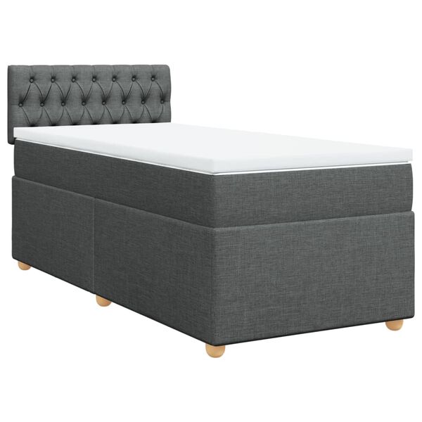 vidaXL &Kappa;&rho;&epsilon;&beta;ά&tau;&iota; Boxspring &mu;&epsilon; &Sigma;&tau;&rho;ώ&mu;&alpha; &Sigma;&kappa;&omicron;ύ&rho;&omicron; &Gamma;&kappa;&rho;&iota; 90x200 &epsilon;&kappa;. &Upsilon;&phi;&alpha;&sigma;&mu;ά&tau;&iota;&nu;&omicron;