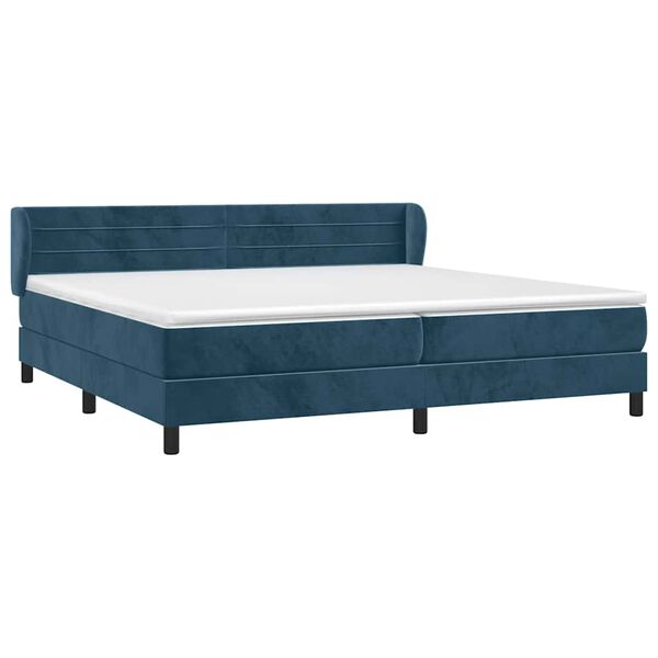 vidaXL &Kappa;&rho;&epsilon;&beta;ά&tau;&iota; Boxspring &mu;&epsilon; &Sigma;&tau;&rho;ώ&mu;&alpha; &Sigma;&kappa;&omicron;ύ&rho;&omicron; &Mu;&pi;&lambda;&epsilon; 200x200 &epsilon;&kappa;. &Beta;&epsilon;&lambda;&omicron;ύ&delta;&iota;&nu;&omicron;