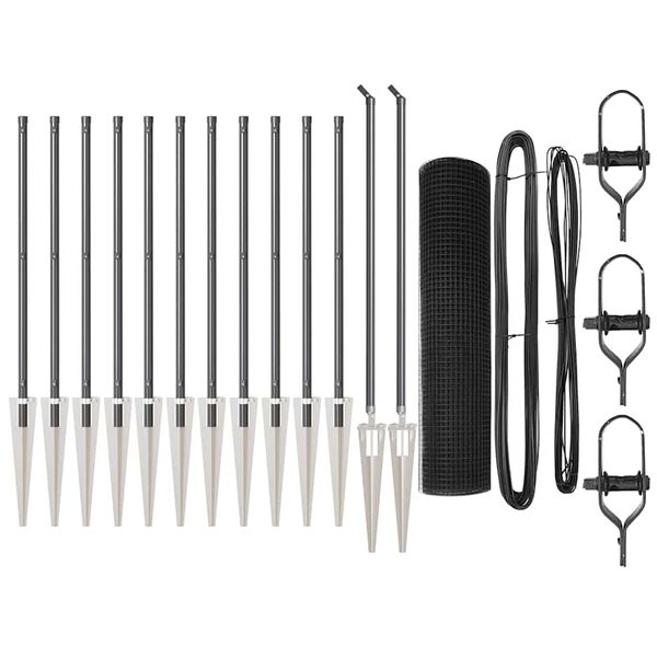 vidaXL &Sigma;&tau;ύ&lambda;&omicron;&sigmaf; &Pi;&epsilon;&rho;&iota;&phi;&rho;ά&xi;&epsilon;&omega;&nu; &Gamma;&kappa;&rho;&iota; 25 x 0,4 &mu; (25 x 25 &chi;&iota;&lambda;&iota;&omicron;&sigma;&tau;ά &delta;&iota;&chi;&tau;&upsilon;&omicron;ύ)