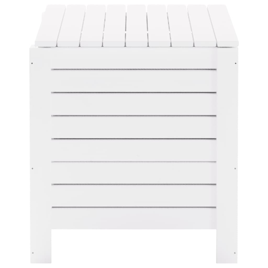vidaXL Κουτί Αποθήκευσης με Καπάκι RANA Λευκό 60x49x54εκ. Μασίφ Πεύκο