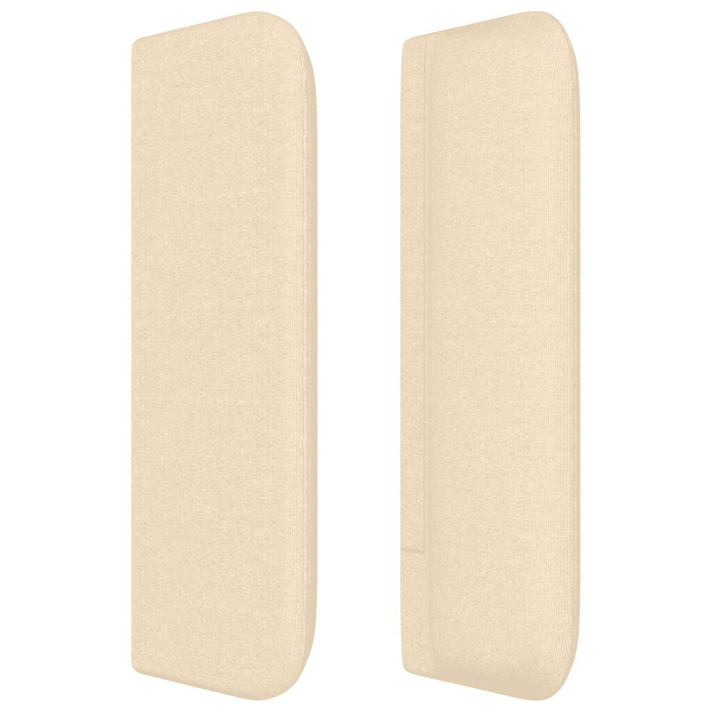 vidaXL Κρεβάτι Boxspring με Στρώμα Κρεμ 160x200 εκ. Υφασμάτινο