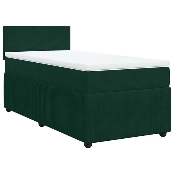 vidaXL &Kappa;&rho;&epsilon;&beta;ά&tau;&iota; Boxspring &mu;&epsilon; &Sigma;&tau;&rho;ώ&mu;&alpha; &Sigma;&kappa;&omicron;ύ&rho;&omicron; &Pi;&rho;ά&sigma;&iota;&nu;&omicron; 100x200&epsilon;&kappa;. &Beta;&epsilon;&lambda;&omicron;ύ&delta;&iota;&nu;&omicron;