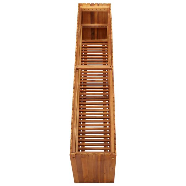 vidaXL Ζαρντινιέρα Υπερυψωμένη 150 x 30 x 50 εκ. Μασίφ Ξύλο Ακακίας