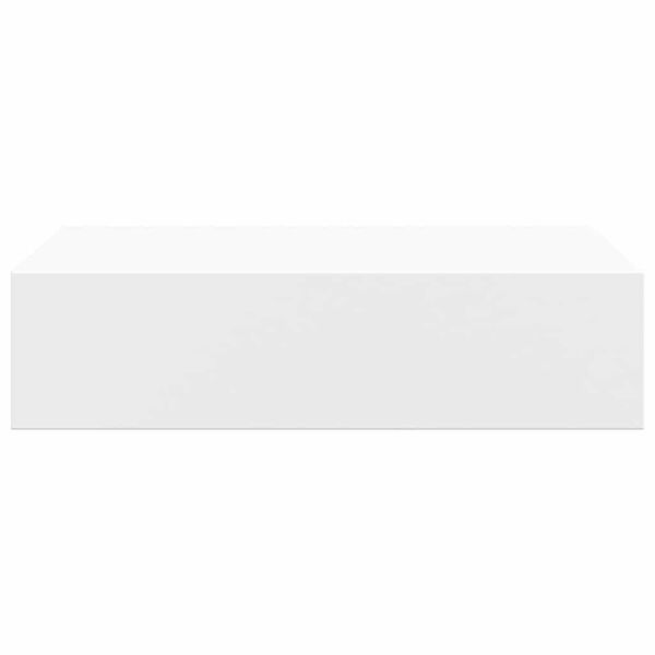 vidaXL Ράφια Τοίχου με Συρτάρια 2 Τεμ. Λευκά 40 x 23,5 x 10εκ. από MDF