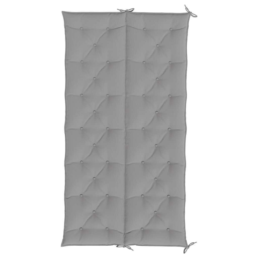 vidaXL Μαξιλάρι Πάγκου Κήπου Γκρι 200x(50+50)x7 εκ. Ύφασμα Oxford