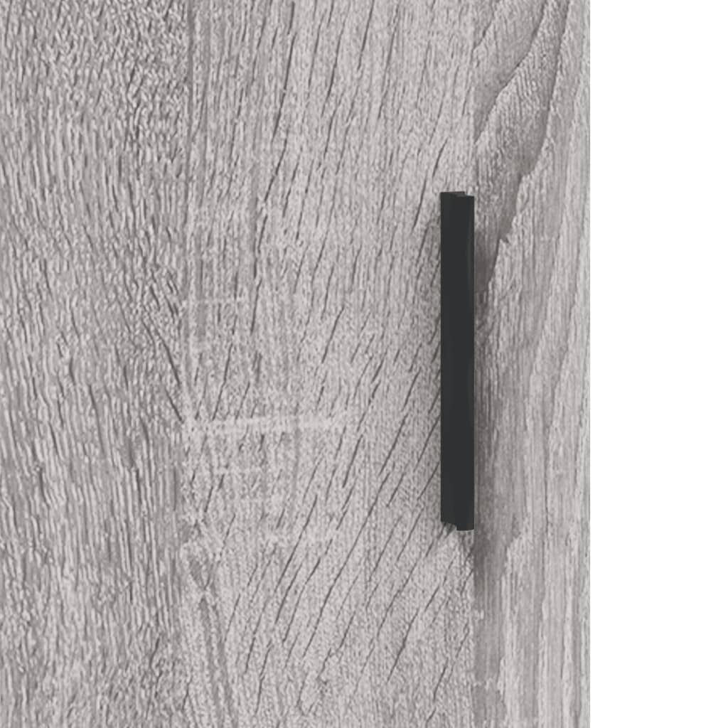 vidaXL Ντουλάπι Τοίχου Γκρι Sonoma 34,5 x 34 x 90 εκ.