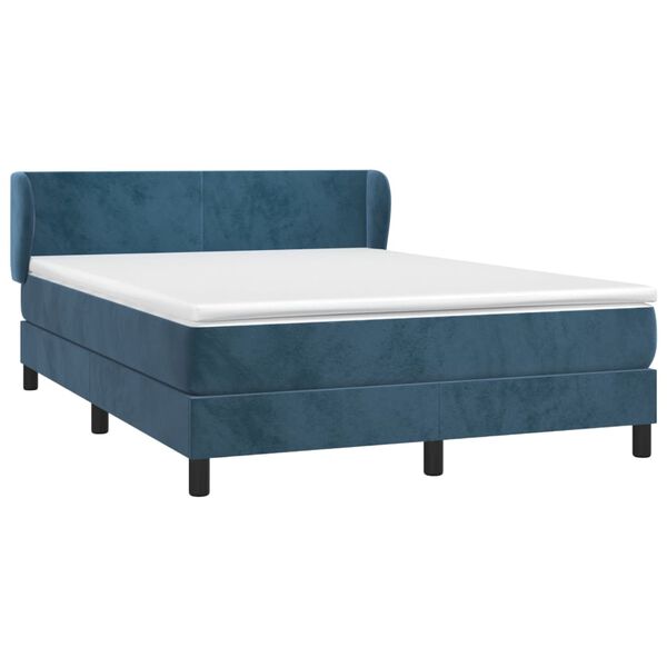 vidaXL &Kappa;&rho;&epsilon;&beta;ά&tau;&iota; Boxspring &mu;&epsilon; &Sigma;&tau;&rho;ώ&mu;&alpha; &Sigma;&kappa;&omicron;ύ&rho;&omicron; &Mu;&pi;&lambda;&epsilon; 140x200 &epsilon;&kappa;. &Beta;&epsilon;&lambda;&omicron;ύ&delta;&iota;&nu;&omicron;