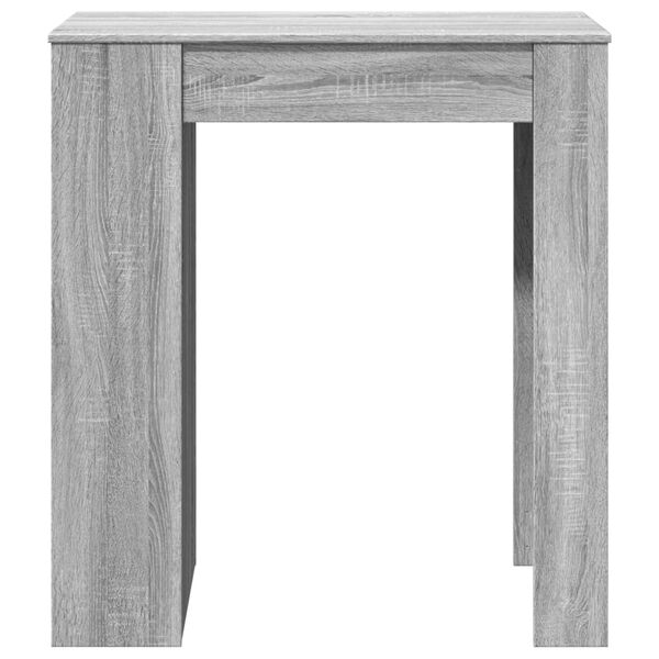 vidaXL Τραπέζι Μπαρ Γκρι Sonoma 95x47x103,5 εκ. από Επεξεργ. Ξύλο