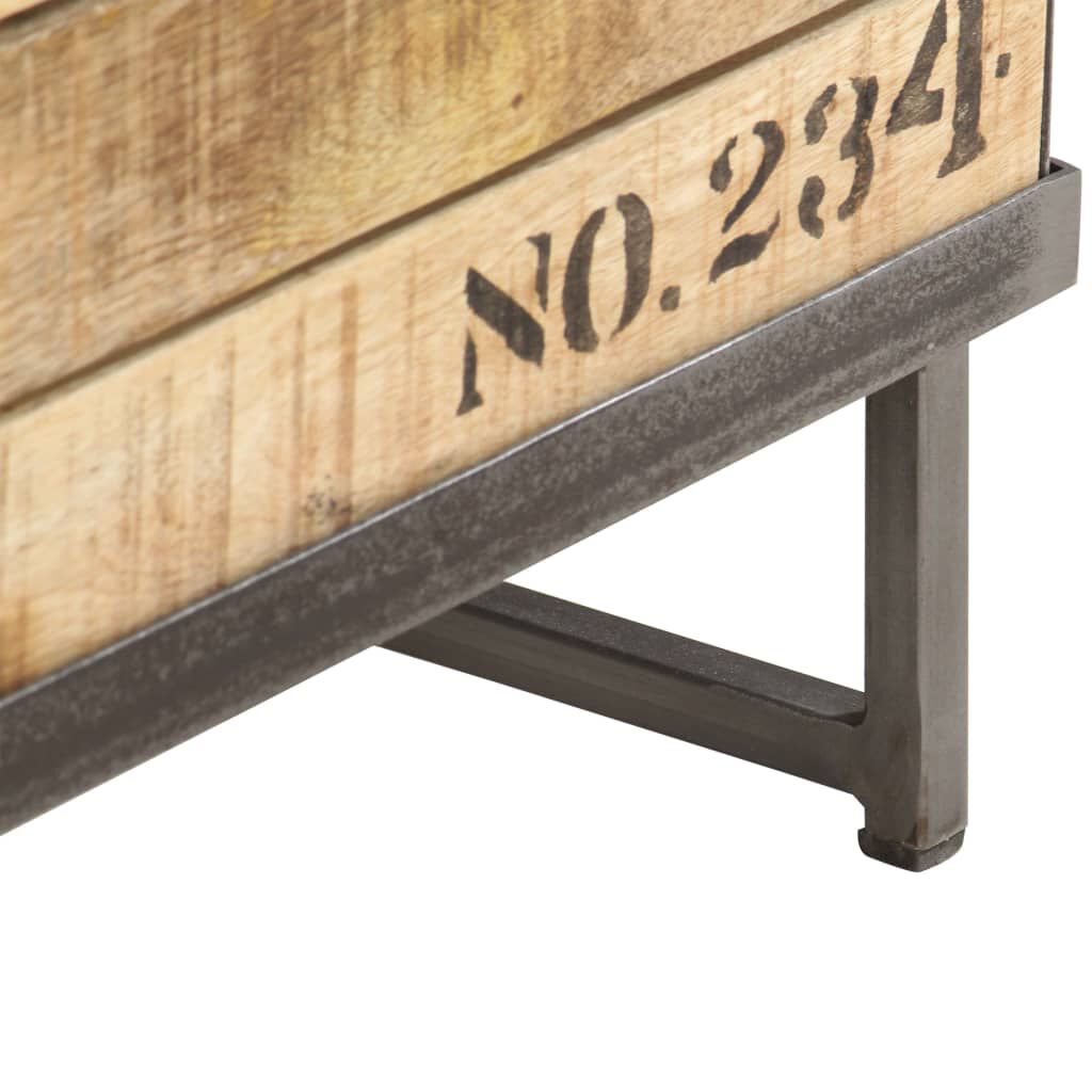 vidaXL Έπιπλο Τηλεόρασης 120 x 30 x 40 εκ. από Μασίφ Ξύλο Μάνγκο