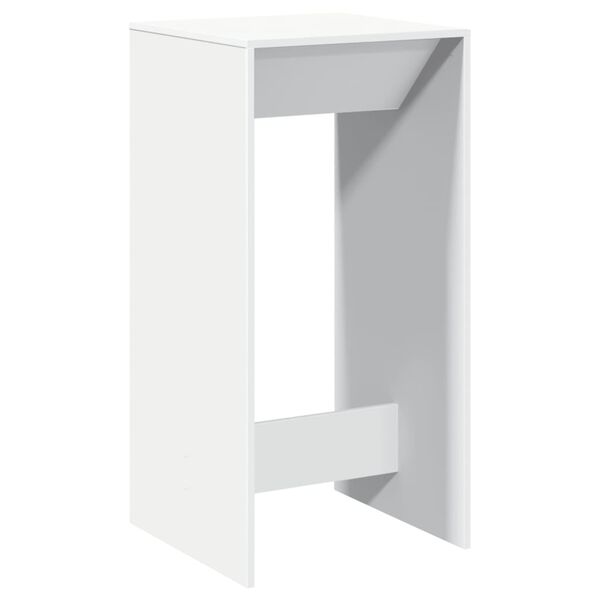 vidaXL Τραπέζι Μπαρ Λευκό 51x50x103,5 εκ. Επεξ. Ξύλο