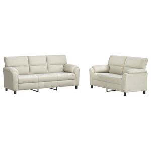 vidaXL &Sigma;&epsilon;&tau; &Kappa;&alpha;&nu;&alpha;&pi;έ 2 pcs &Kappa;&rho;&epsilon;&mu; &Beta;&epsilon;&lambda;&omicron;ύ&delta;&omicron;
