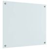 vidaXL Πίσω Πάνελ Κουζίνας Λευκό 70 x 60 cm σκληρυμένο γυαλί