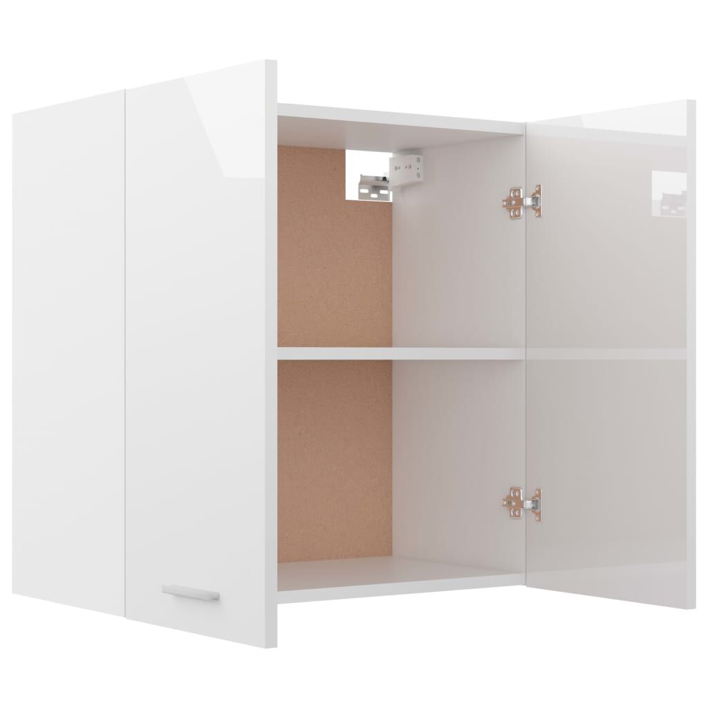 vidaXL Ντουλάπι Κρεμαστό Lyon Γυαλιστερό Λευκό 60x31x60εκ. από